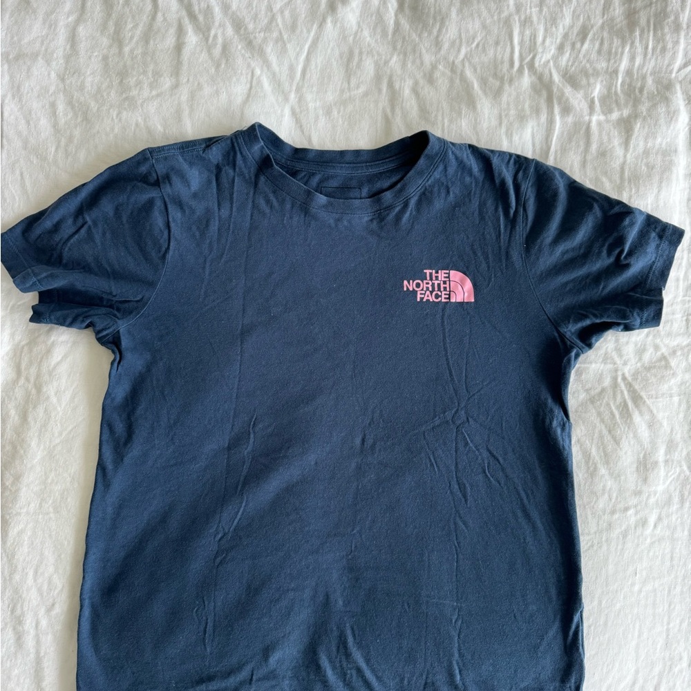 The North Face Navy Tee with Logo
